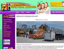 Tablet Screenshot of nebraskabounce.com